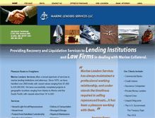 Tablet Screenshot of marinelendersservices.com